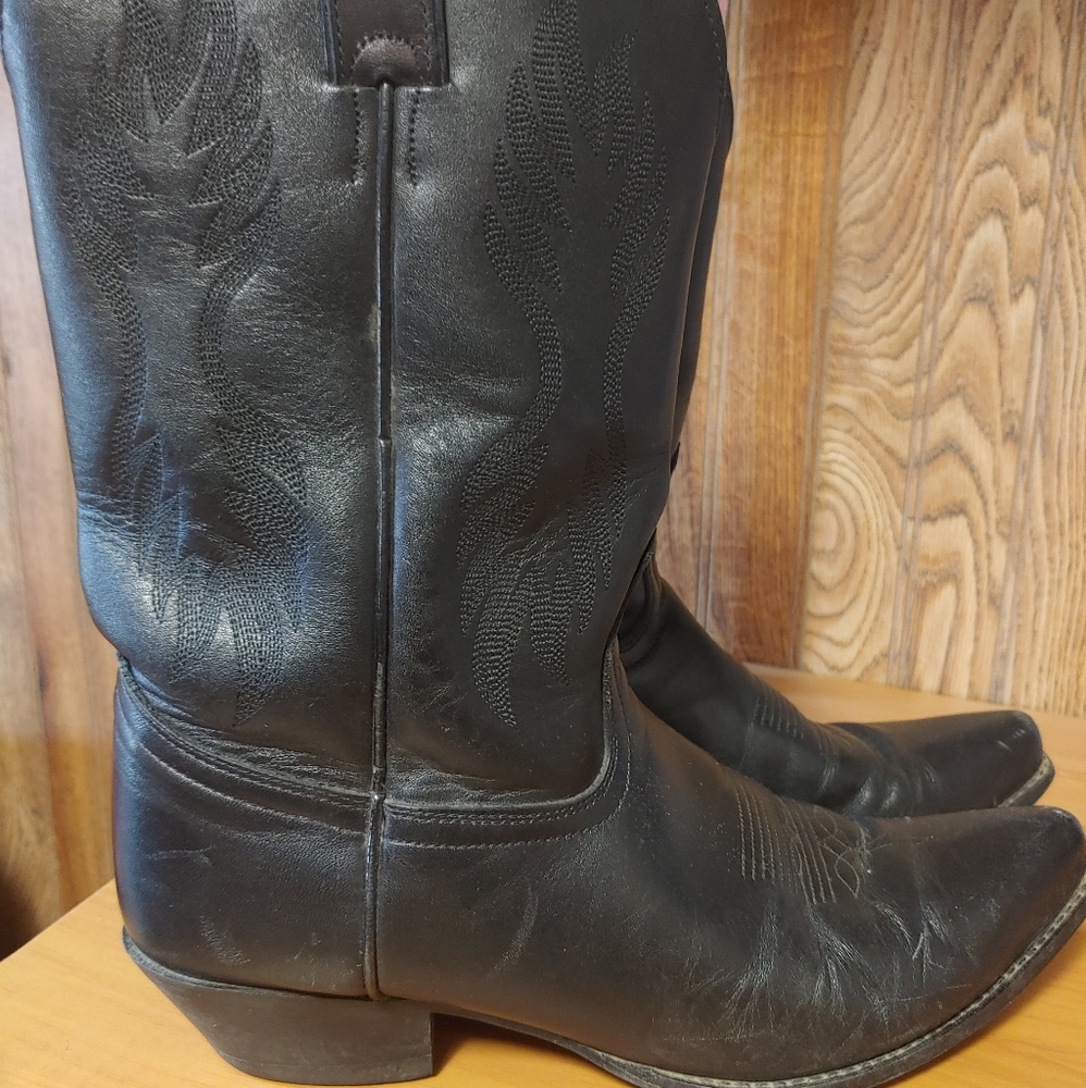 Harley Davidson Leather Western Cowboy Boots
